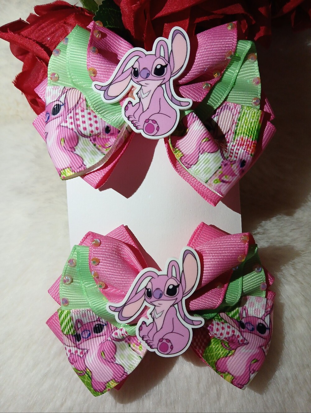 Hair Bows Set Angel